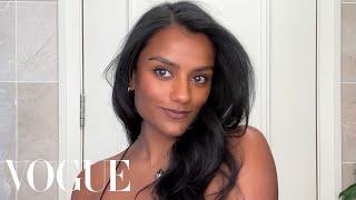 Simone Ashley’s Simple Date Night Look | Beauty Secrets | Vogue