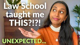 What law school ACTUALLY taught me (UNEXPECTED)