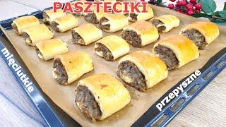 Szybkie i mięciutkie paszteciki z pieczarkami - niesamowicie pyszne  wszyscy je uwielbiają  HIT !