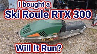 SkiRoule RTX300. Future One Lung racer Project! Vintage Snowmobile addiction!