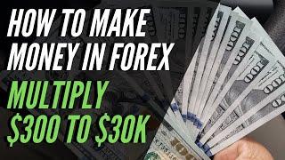 HOW MONEY IS MADE IN FOREX | How To Invest Your $300 to earn $30,000 in 2020