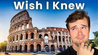 18 wskazówek, które chciałbym wiedzieć przed wizytą w Rzymie we Włoszech