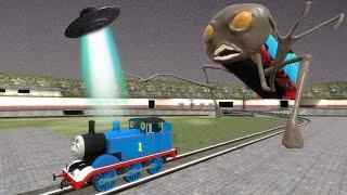 Building a Thomas Train Chased By Thomas The Tank Alien Engine,Cursed Thomas Attack in Garry's Mod