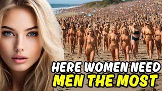 9 Countries with Extremely Beautiful Blondes But a Lack of Men Who Love Them!