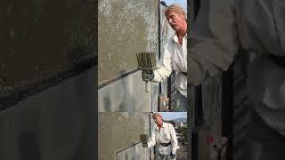 Stucco dashing #shortsfeed  #dashing #construction #renovation #howto #educational #stuccorepair