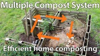 Create a Multiple Compost Bin System for Efficient Composting