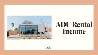 ADU Rental Income