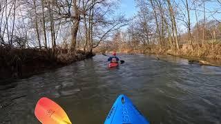 Lippe Winterpaddeltour Sande bis Mantinghausen