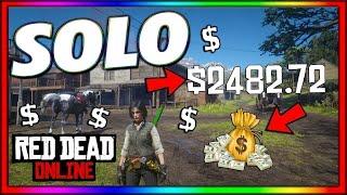 SUPER EASY *SOLO* MONEY/XP GLITCH IN RED DEAD ONLINE! (RED DEAD REDEMPTION 2)