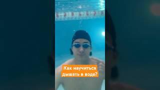 Как научиться дышать в воде? Как научиться плавать? 3 простых #совет #бассейн #тренировки #плавание