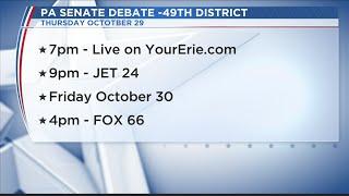 Jet 24, FOX 66 and YourErie.com to present live debate between Laughlin and Slomski on October 29th