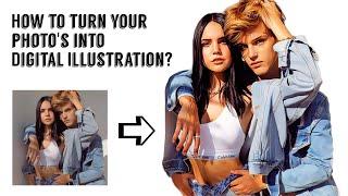 How to turn your photos into Digital Illustration / Artwork ? Remini | Astrida Mascarenhas