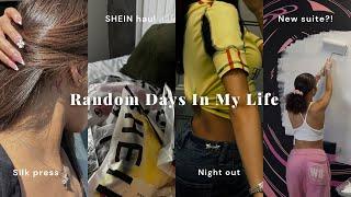 VLOG: Random Days In My Life| New Suite , Silk Press, SHEIN Haul , P.O Box + MORE