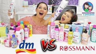 DM vs. ROSSMANN XXL Shoppen & Haul! Der große Produkt Vergleich! Geschichten und Spielzeug