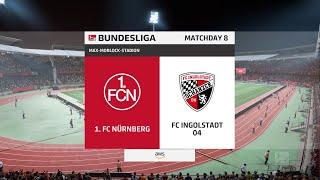 FIFA 22 | 1. FC Nürnberg vs FC Ingolstadt 04 - Max-Morlock-Stadion | Gameplay