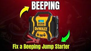 Why is My Jump Starter Beeping ? Fix a Beeping Jump Starter ||