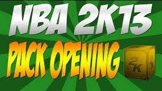 NBA2K13 30k Gold  Pack Opening (3 Gold Legends 1 Gold PG) My Best Pack