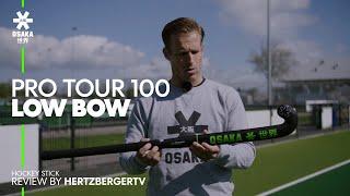 Osaka Pro Tour 100 - Low Bow Hockey Stick - Review by HertzbergerTV