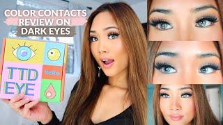 TTDEYE COLOR CONTACTS UNBOXING & TRY ON REVIEW (10% off discount code)