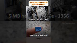 Hard disk drive old vs SD card update #viralvideo #sdcard #harddisk