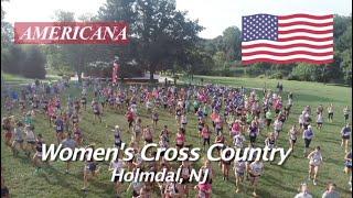 AMERICANA - WOMEN'S CROSS COUNTRY START - AERIAL