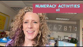 Preschool Numeracy Activities, Games, Songs and Transitions #1