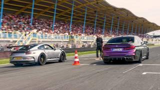 Porsche 991 GT3 RS with iPE Exhaust vs. BMW M5 F90 vs. Audi R8 V10 vs. Audi RS3 vs. Golf 7R