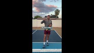 Two scenarios to use a 2 handed backhand in pickleball