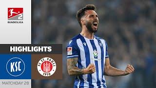 Karlsruhe Beats St. Pauli in Intense Match! | Karlsruher SC - St. Pauli 2-1 | Highlights