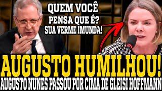 AUGUSTO NUNES PASSOU O TRATOR! OLHA O QUE ELE FALOU NA CARA DE GLEISI HOFFMANN