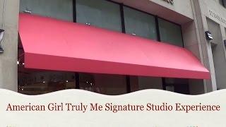 American Girl Truly Me Signature Studio Experience #TrulyMe