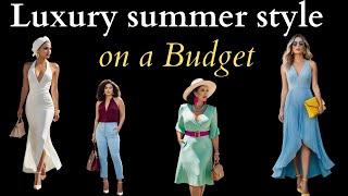 Luxury summer style on a budget - How To Make An Outfit Look More Expensive!