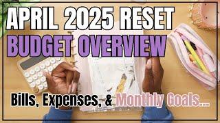 BUDGET PLAN FOR APRIL | LOW INCOME & NO SPEND CHALLENGE
