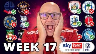 2024/25 League 1 - Matchday #17 Predictions