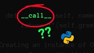 __call__ in Python