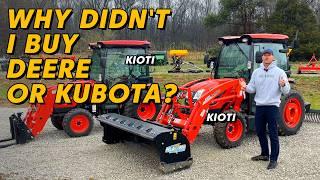 YOU CAN PROBABLY GUESS WHY I DIDN'T BUY DEERE OR KUBOTA.