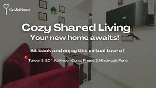 2.5 BHK Fully Furnished PG Hostel in Hinjewadi, Pune | Coliving | Shared Homes | Mumbai | GetSetHome