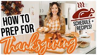 HOW TO PREP THANKSGIVING DINNER @BriannaK  THANKSGIVING RECIPES COOK WITH ME + HOMEMAKING TIPS!