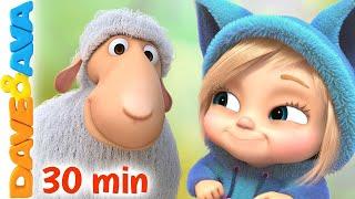  Mary Had a Little Lamb and More Nursery Rhymes | Days of the Week | Baby Songs by Dave and Ava 