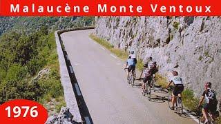 Malaucène Monte Ventoux 1976 Provence France cyclistes velò picnic escalade