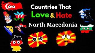 Countries That Love/Hate North Macedonia