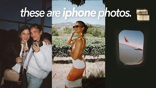 how to make iphone photos look like film! *disposable camera aesthetic*