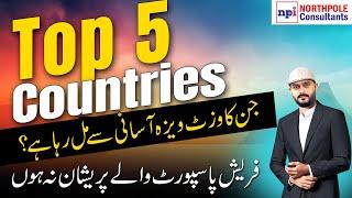 Which Countries Have Best Visa Ratio on Pakistan Passport | Best Countries for Visit Visa | #visa