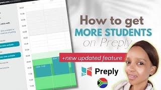 DO THIS to get MORE Students on Preply | Teaching English Online For Beginners|  Preply Tutor