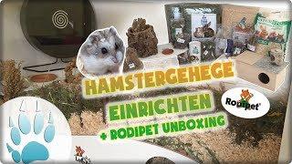 Rodipet Überraschungspaket (Unboxing) | Hamstergehege einrichten | Sazus Fellnasen