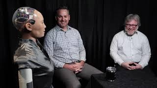 The Magic of AI with Matt Hausmann (Dell EMC) & Sophia the Robot at O'Reilly AI Conference NY 2019