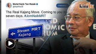 Najib disses PKR with 'Kajang Move' tweet