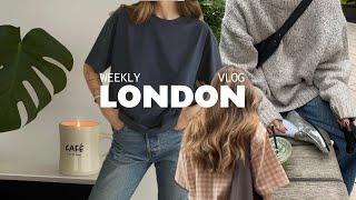 LONDON WEEKLY VLOG | How I Curl My Hair, Outings & Organic Basics | ad