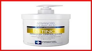 Advanced Clinicals Retinol Body Lotion Moisturizer Face & Body Cream & Crepey Skin Care Treatment