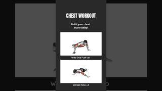 Chest Home Workout by Fitwill #pushup #fitness #pushups #homeworkout